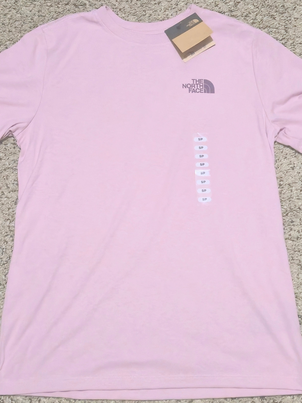 The North Face Men’s Pink Short-Sleeve Logo T-Shirt